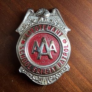 Vintage AAA Traffic Safety Badge